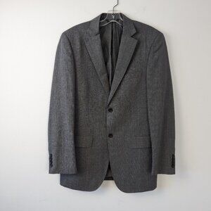 Moores Pronto Uomo Couture Charcoal Wool Blazer - Size 38 Long